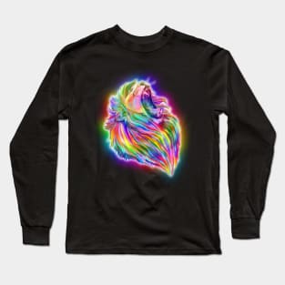 Glowing Pride Rainbow Lion Long Sleeve T-Shirt